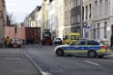 LKW gegen Bruecke wegen Rettungsgasse Koeln Muelheim P74